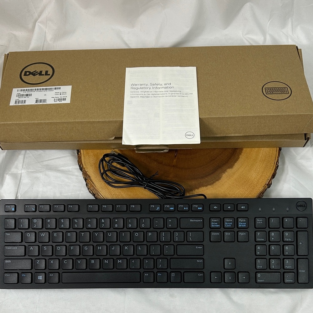 Dell Black‎ Wired Keyboard USB New in Box
